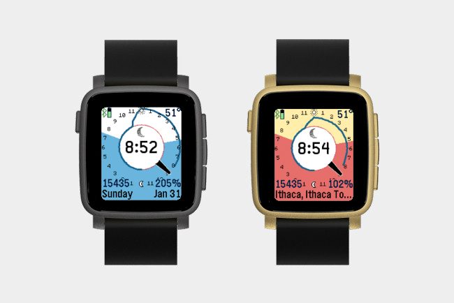 Daily Steps WF, Pebble app