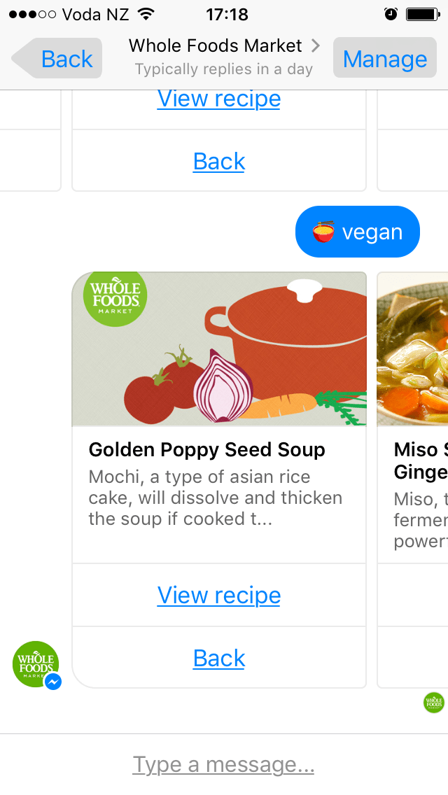 whole foods chatbot 1