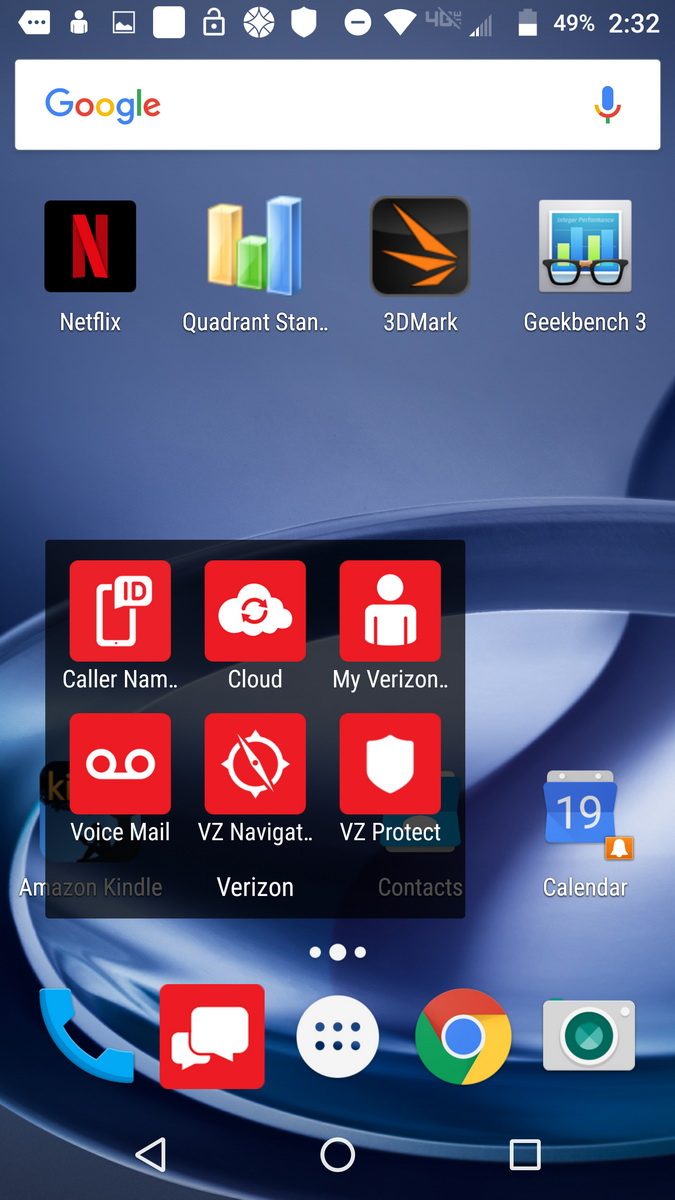 Lenovo Moto Z and Z Force Screenshot