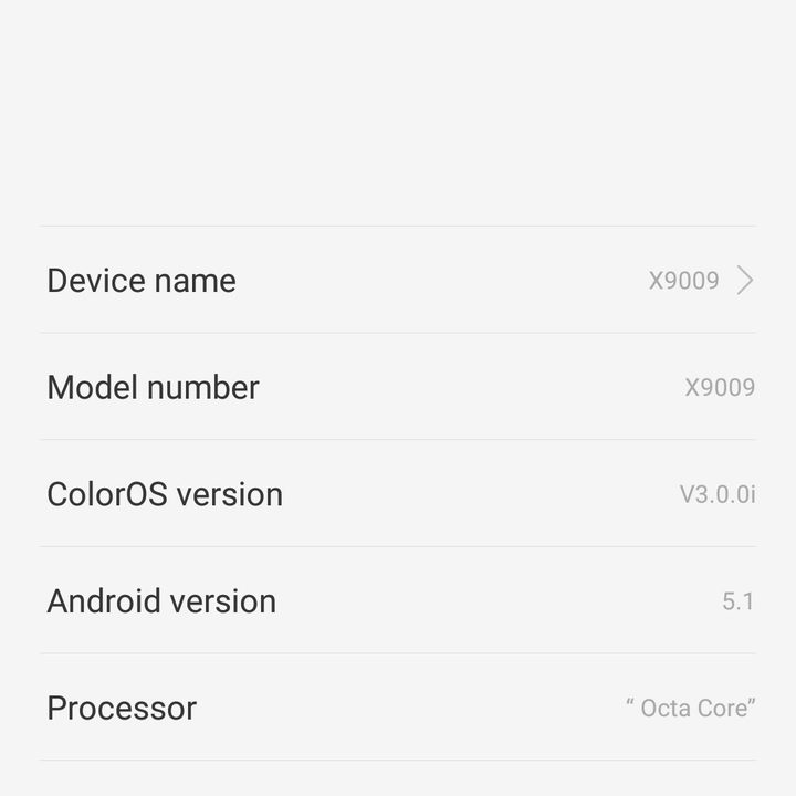Oppo F1 Plus Screenshot
