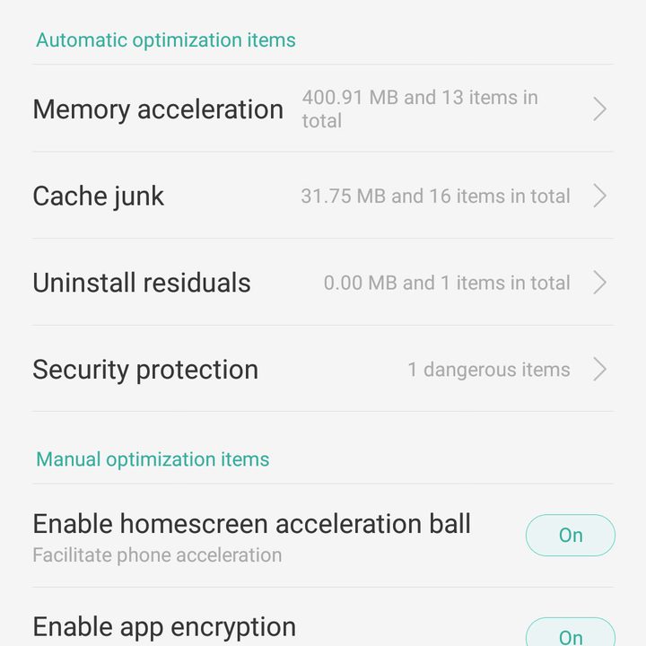 Oppo F1 Plus Screenshot