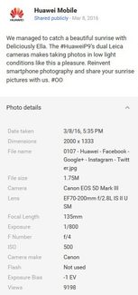 A closer look at the EXIF data.