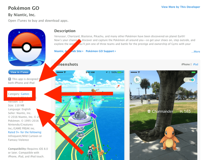 Pokemon Go Game
