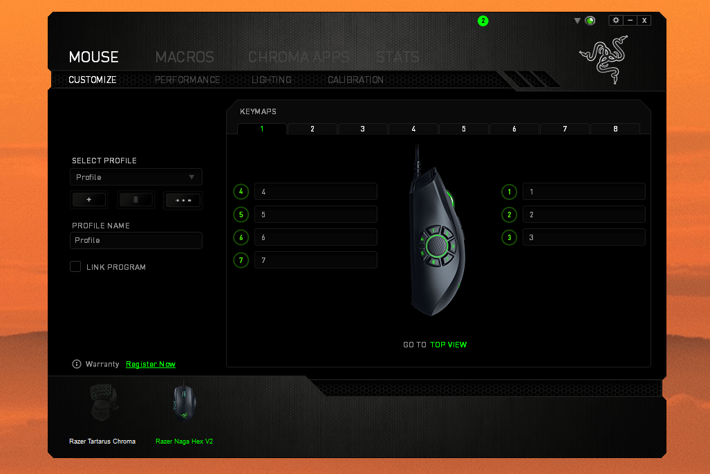 Razer Naga Hex V2 synapse software