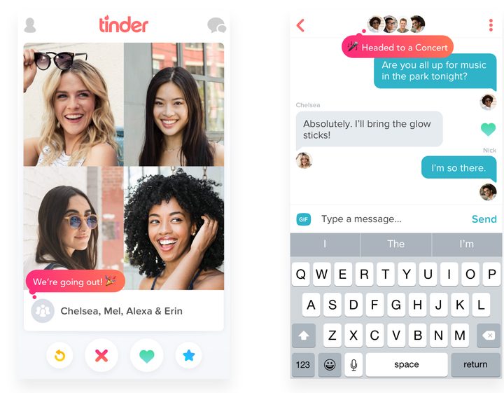 Tinder Social lets you create groups, and connect with others