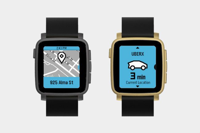 UBER pebble app