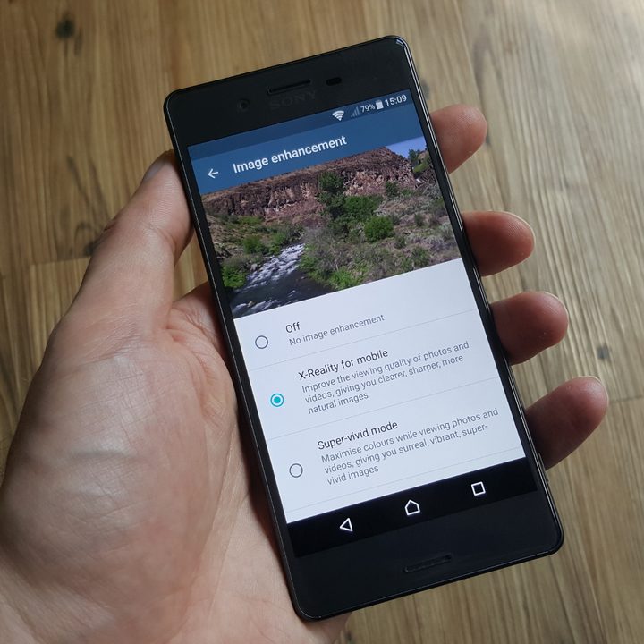 Xperia X Display settings