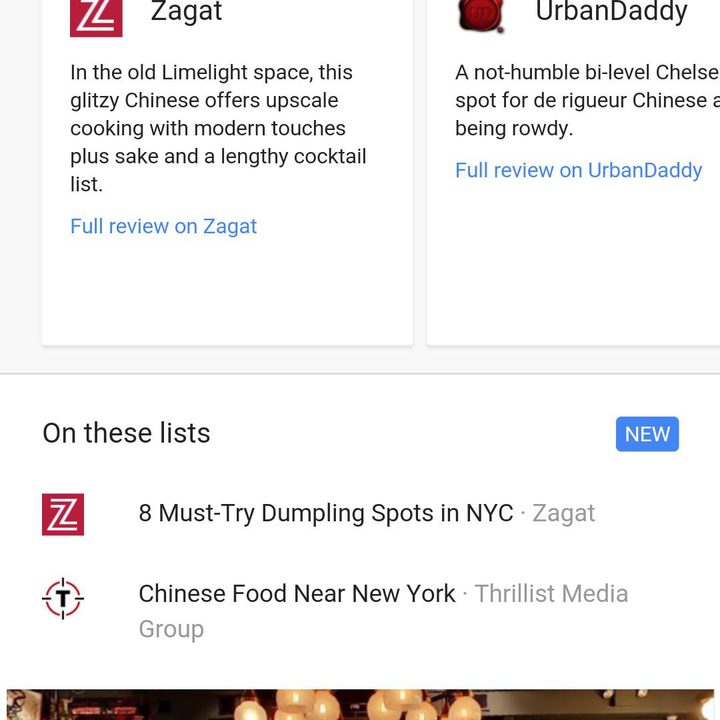 google search critic reviews restaurants