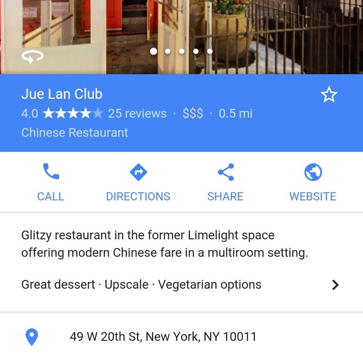 google search critic reviews restaurants