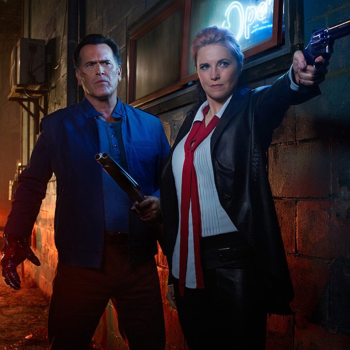 bruce campbell on lee majors and man cleavage in ash vs evil dead season 2 interview 004