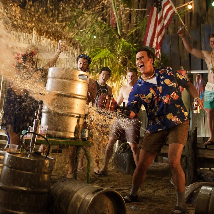 bruce campbell on lee majors and man cleavage in ash vs evil dead season 2 interview 005