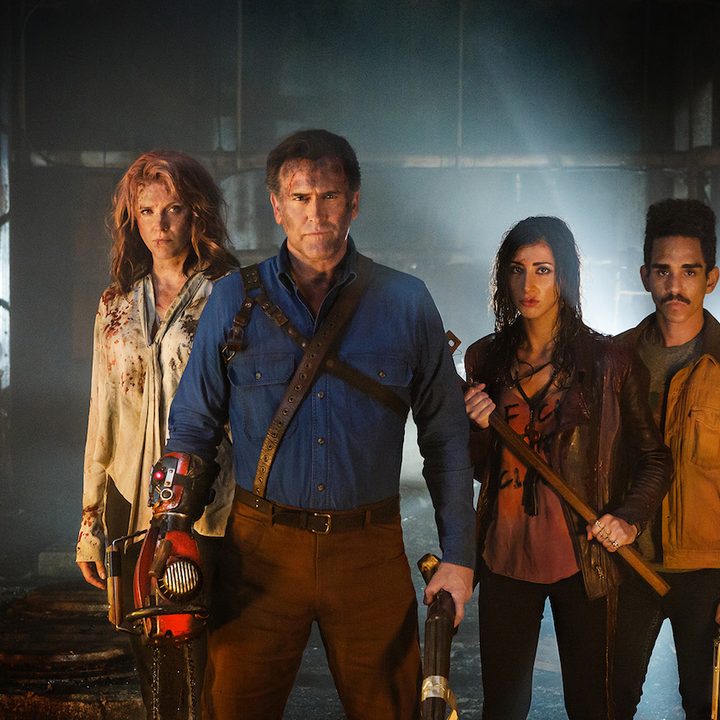 bruce campbell on lee majors and man cleavage in ash vs evil dead season 2 interview 006