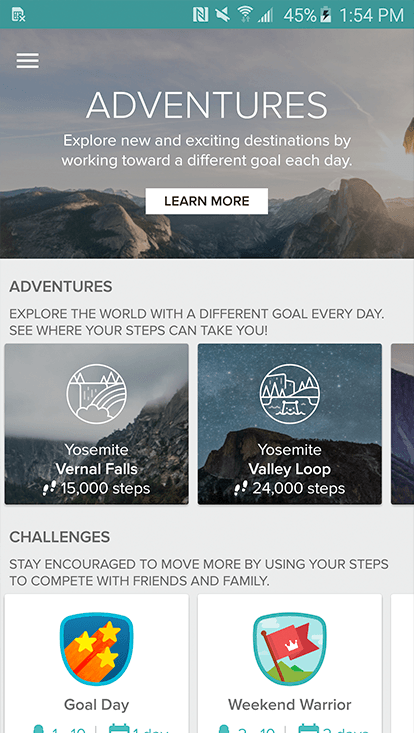 fitbit alta blaze gold adventures android dashboard
