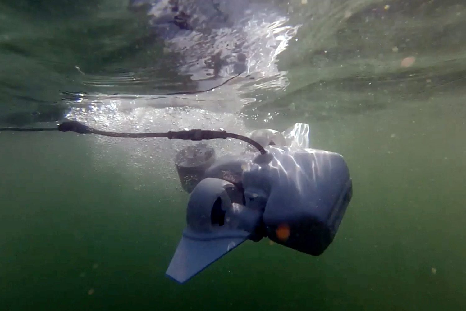fathom underwater drone action