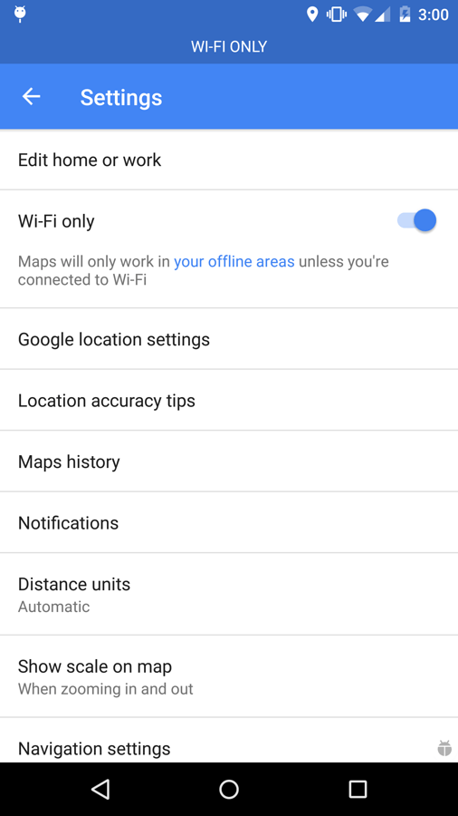 google maps wifi only sd card 2