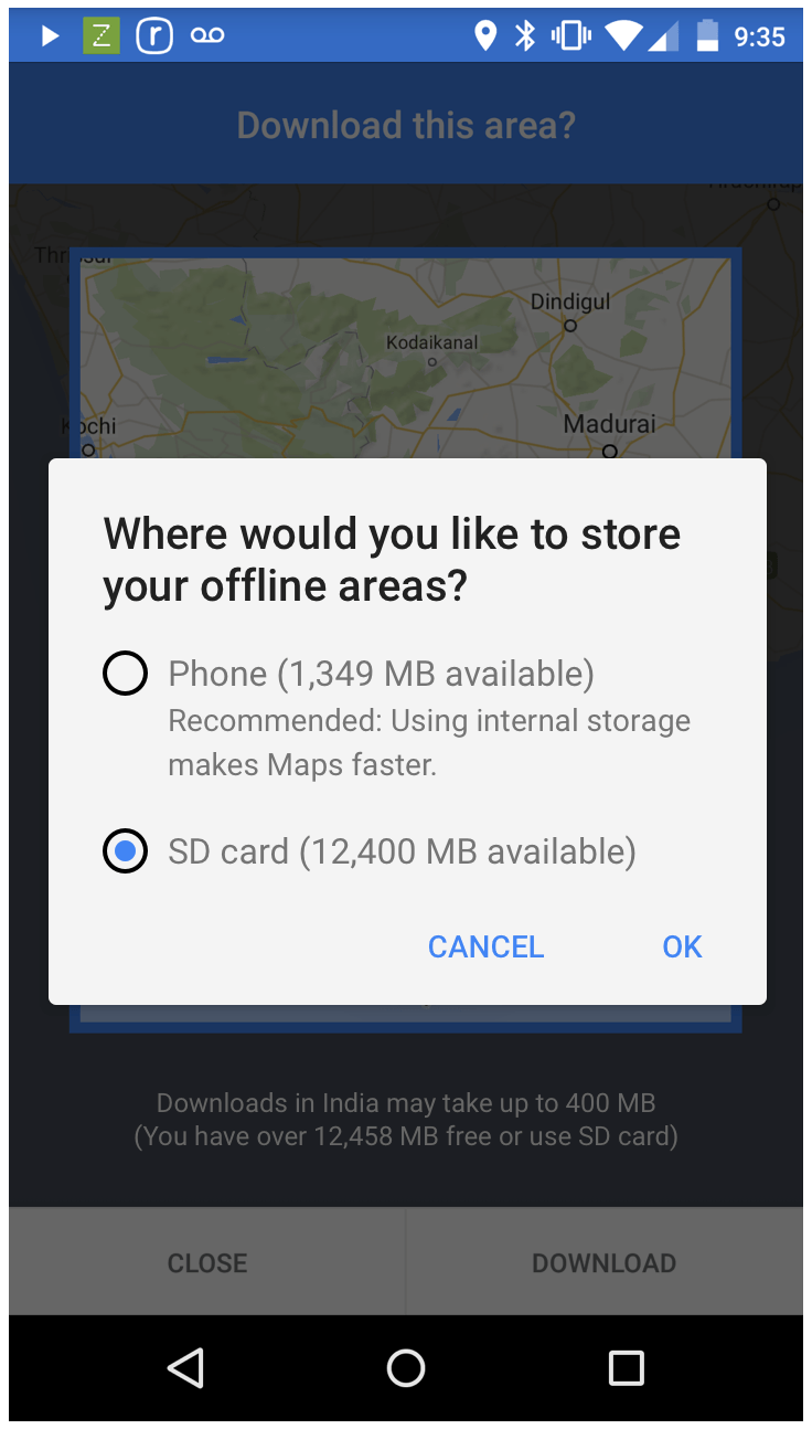 google maps wifi only sd card 2