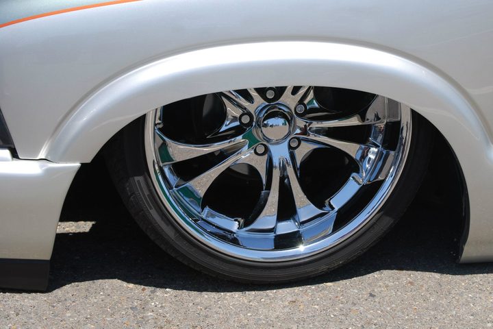 lowered truck, rims