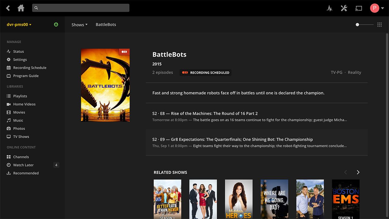 plex media server adds dvr feature 5