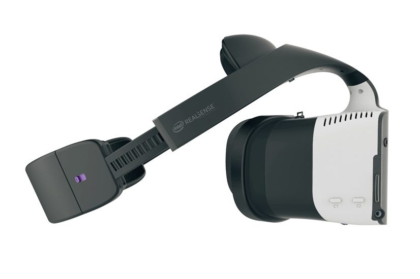 intel project alloy vr headset self contained
