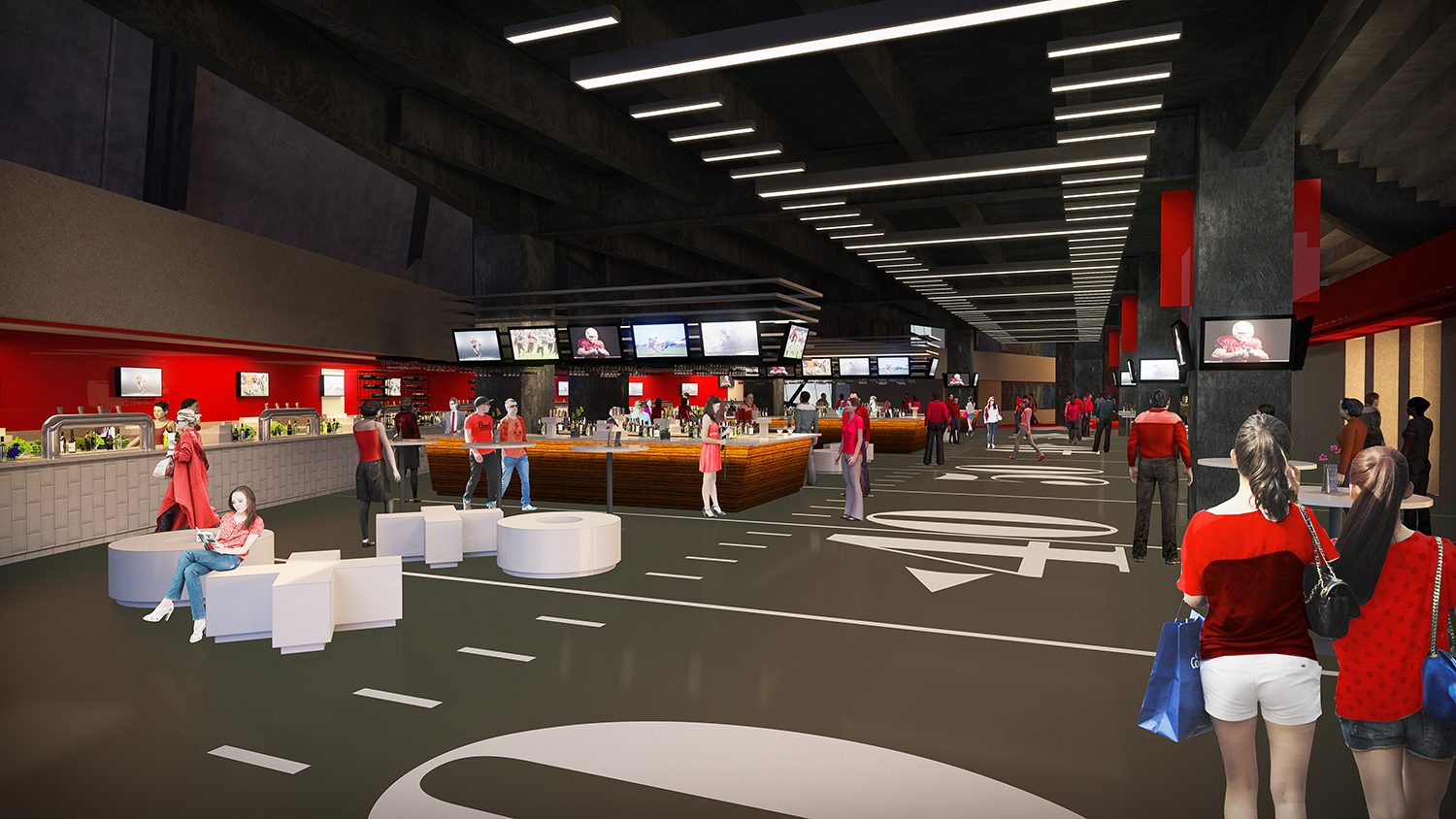 Mercedes-Benz Stadium Renders