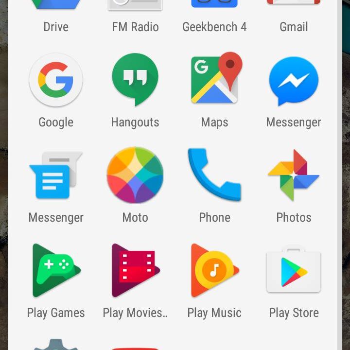 Lenovo Moto G4 Play screenshot