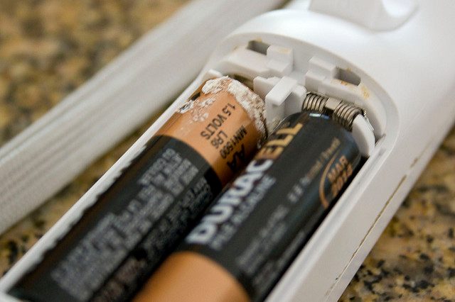 Corroded Battery