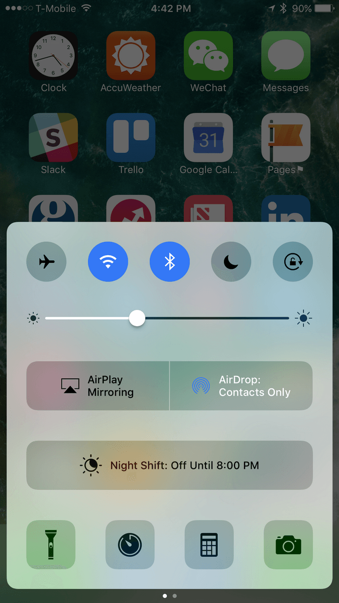 Apple iPhone 7 Plus Screenshot