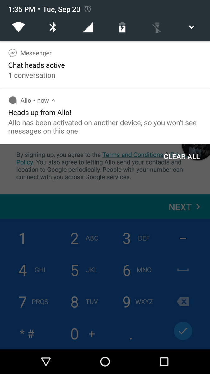 Google Allo Screenshot