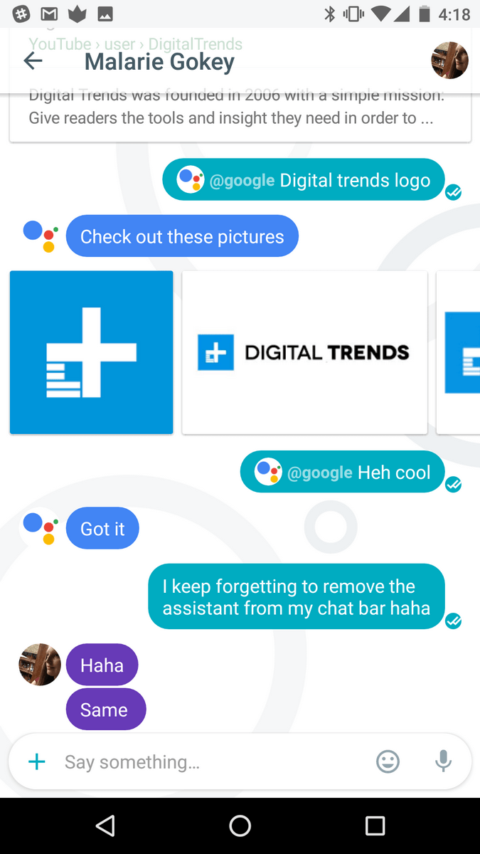 Google Allo Screenshot
