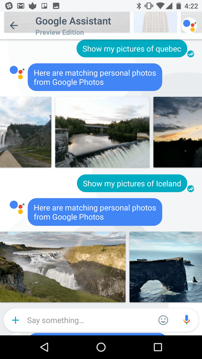 Google Allo Screenshot
