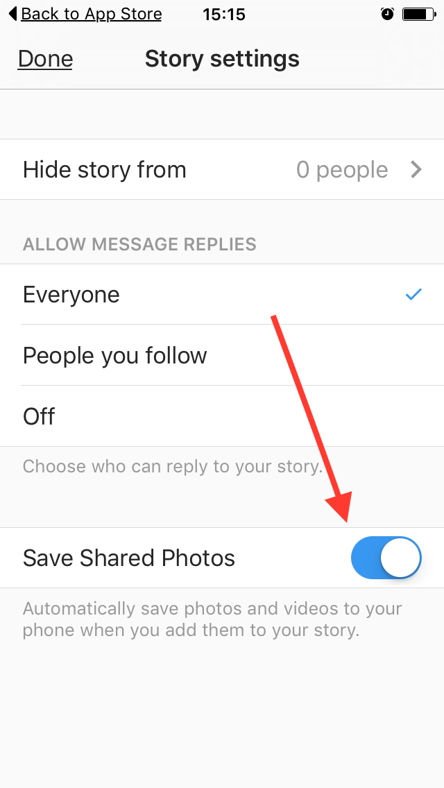 instagram stories save