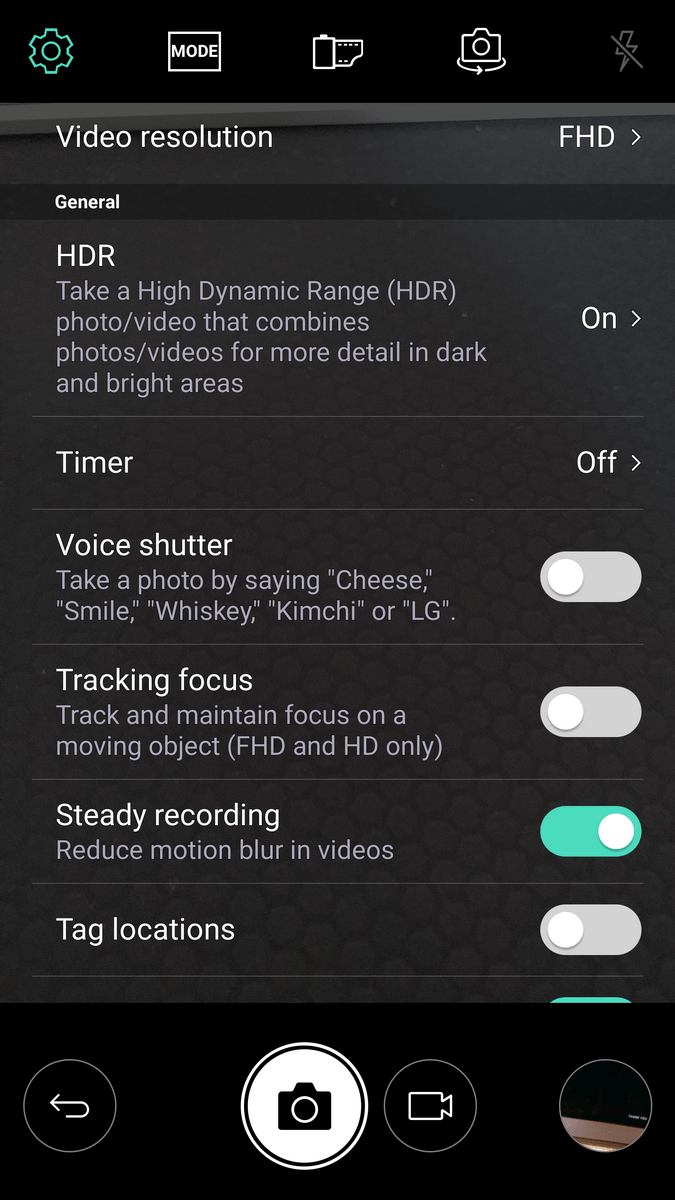 LG V20 Screenshot