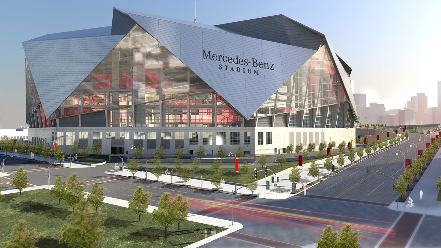 Mercedes-Benz Stadium Renders