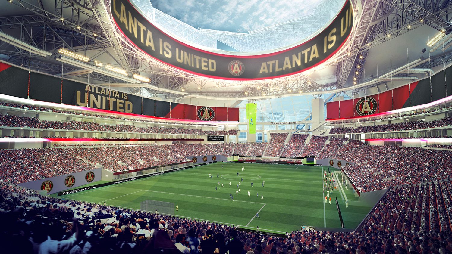 Mercedes-Benz Stadium Renders