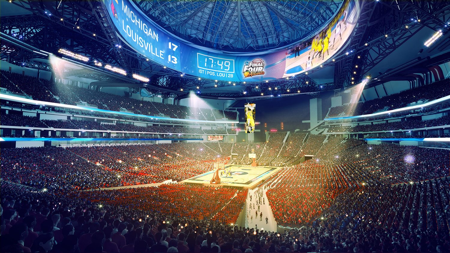 Mercedes-Benz Stadium Renders