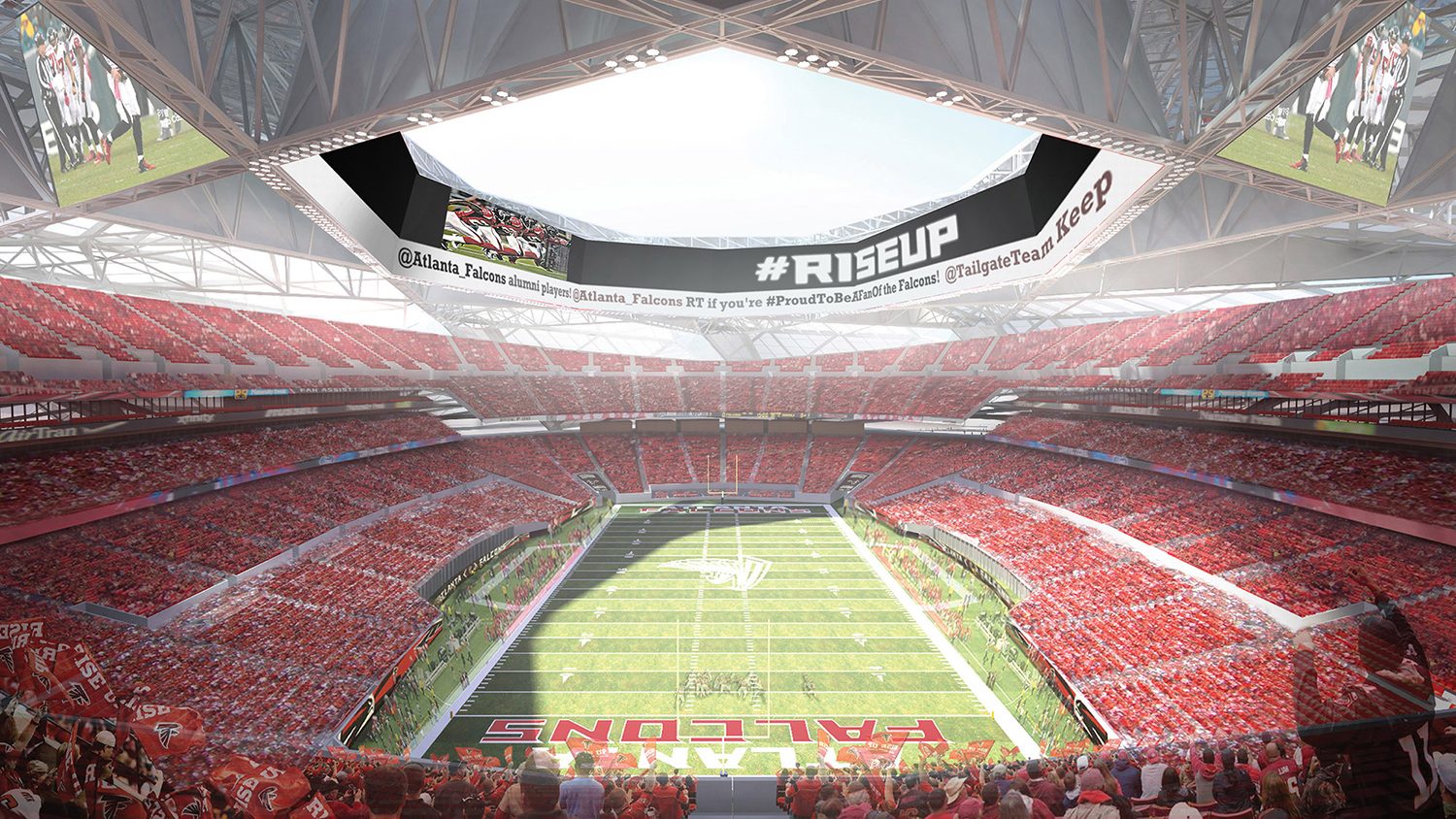 Mercedes-Benz Stadium Renders