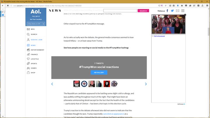 Firefox Tracking Protection