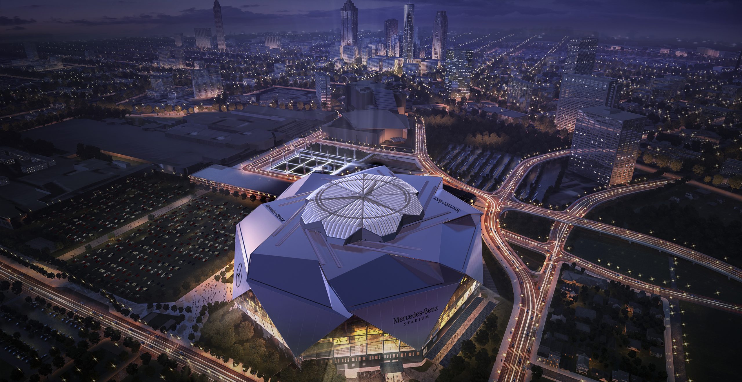 Mercedes-Benz Stadium Renders