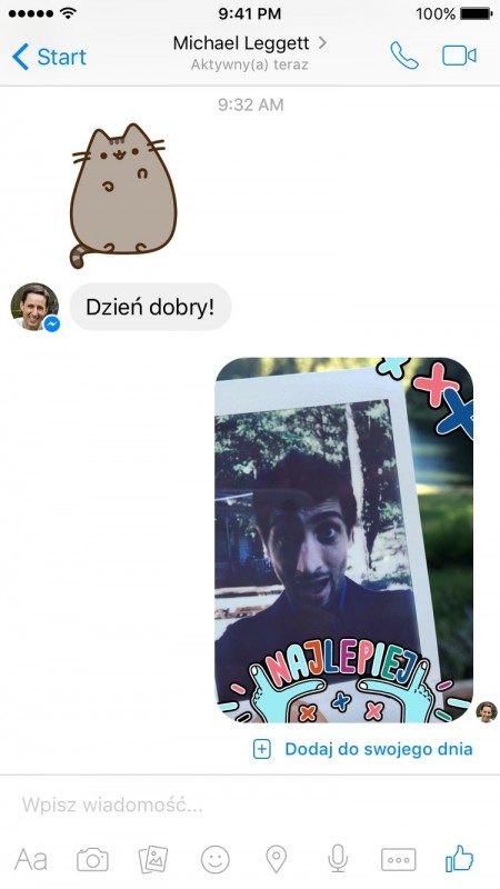 facebook messenger day 2