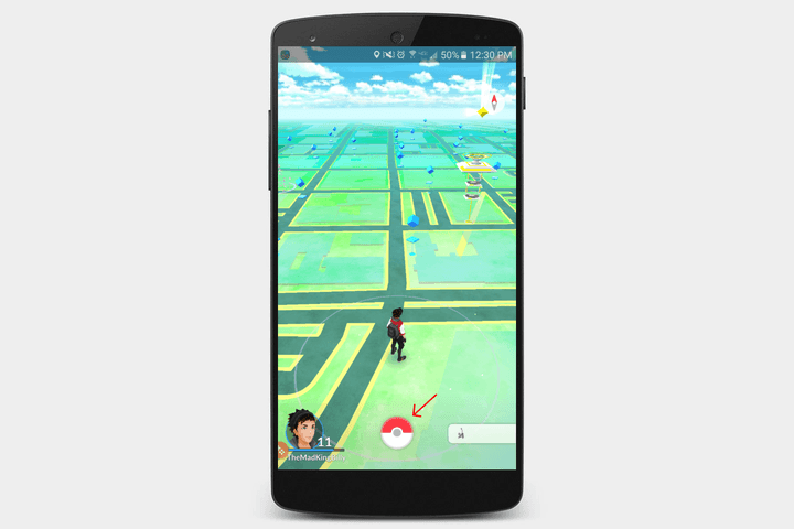 pokemon go screen 1
