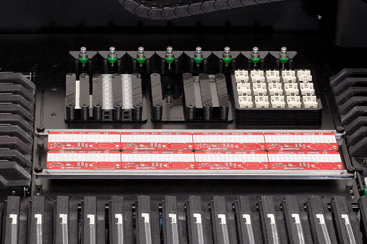 chipsetter one kickstarter  board holder and part holders print scale