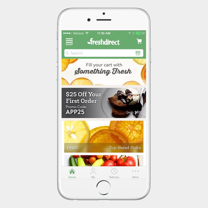 Order groceries from FreshDirect.