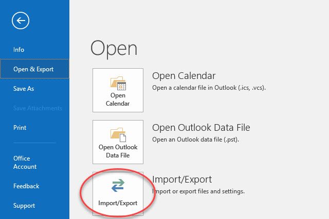 outlook-import-export