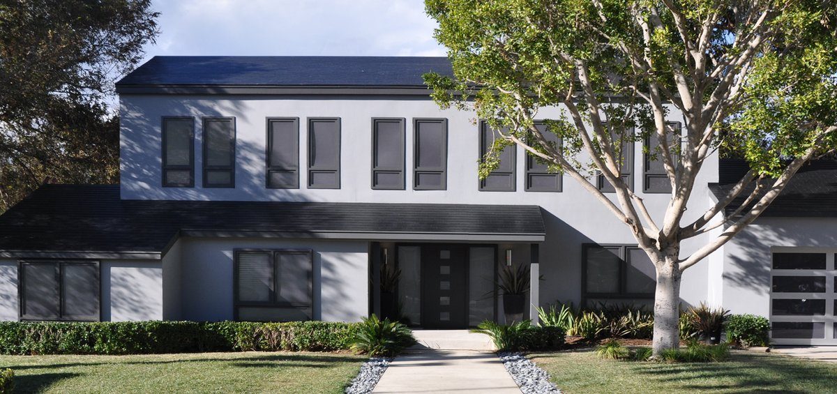 Smooth Glass Tile roof