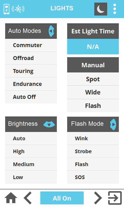 vudu7 v bike computer 25 light screen
