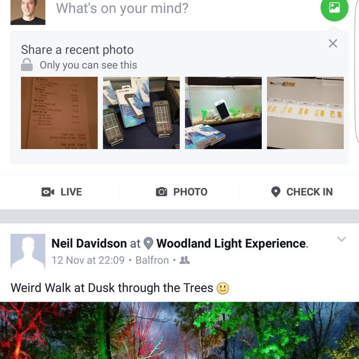 how to share photos on android facebook 1