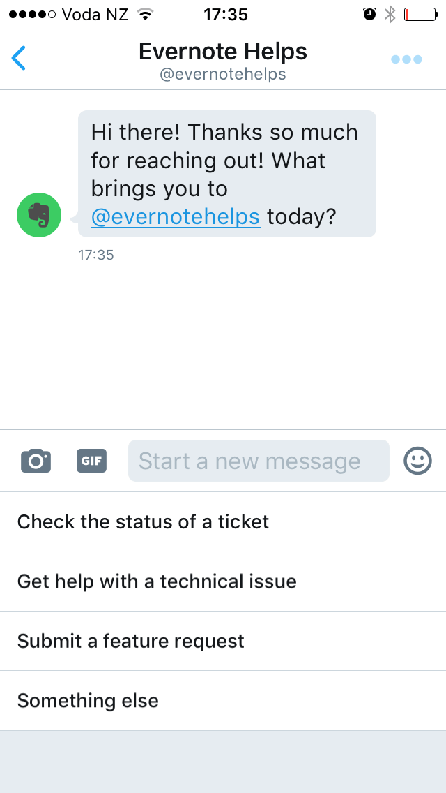 twitter quick replies 2