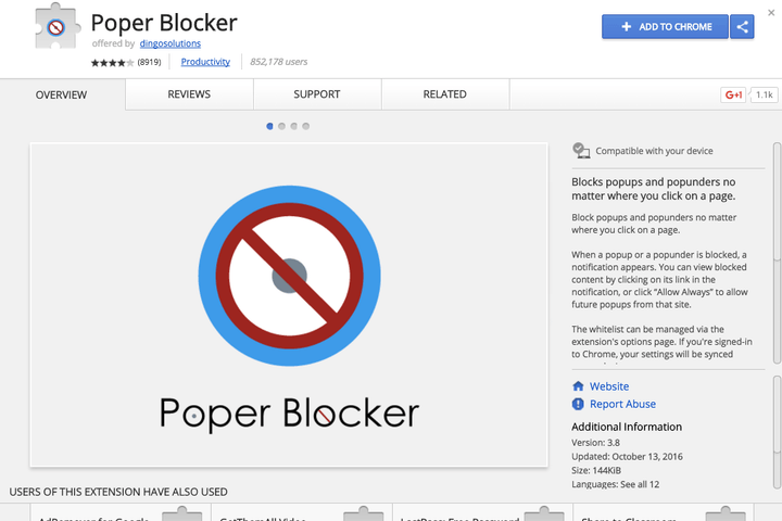 Poper Blocker