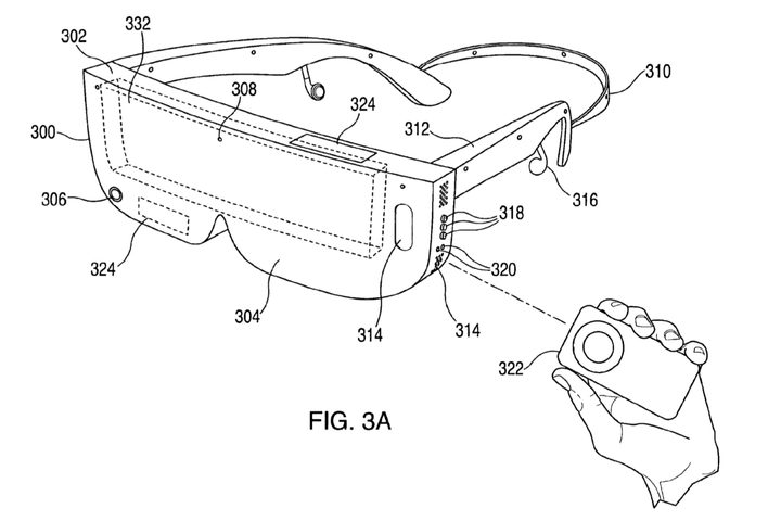 Apple VR headset patent