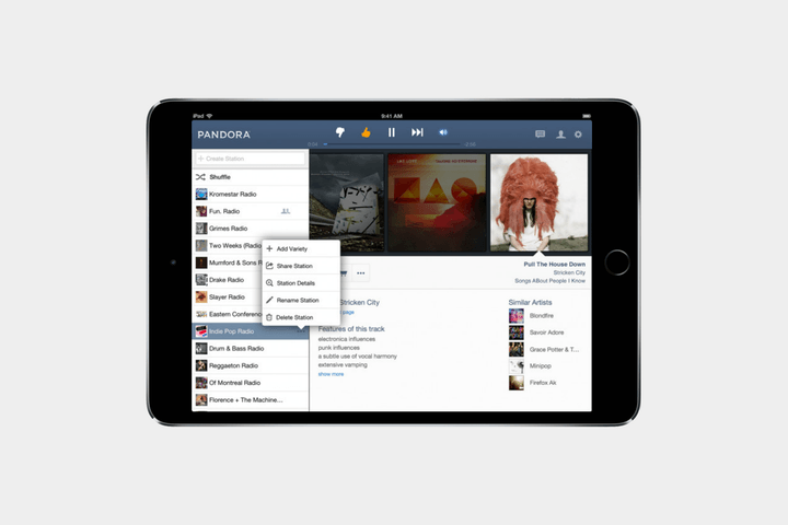 best-ipad-apps-pandora